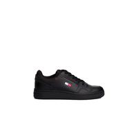 Tommy Jeans Men’s TJM Retro Basket Low Top Cupsole Trainers, Black (Black), 8