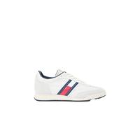 Tommy Jeans Men's TJM Retro Runner Cleated Mix EM0EM01694 Low Top, Blue (RWB), 9 UK