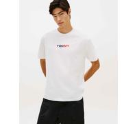 Tommy Jeans RLX LA Backprint Short Sleeve T-Shirt White Black Red - L