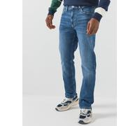 Tommy Jeans Ryan Straight Fit Stretch Jean, Blue, Size 36, Inside Leg Regular, Men Blue