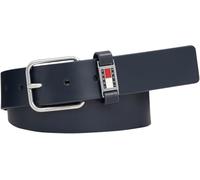 Tommy Jeans Scanton 3.5cm Leather Belt, Blue (Dark Night Navy), 39,4 inches