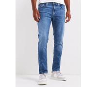 Tommy Jeans Scanton Slim Fit Stretch Jeans, Mid Wash, Size 36, Length Regular, Men Mid Wash