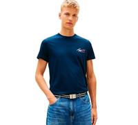 Tommy Jeans Sign Chest Slim Fit Short Sleeve T-shirt Blue XL Men