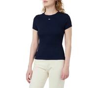 Tommy Jeans Denim Buddies Short Sleeve T-Shirt Navy Blue Women - XS