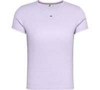 Tommy Jeans Slim Essential Ext Short Sleeve T-shirt Purple L Women