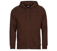 Tommy Jeans Sweatshirt TJM REG S FLAG ZIP THRU EXT in Brown EU XL
