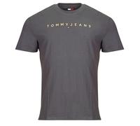 Tommy Jeans T shirt TJM REG LINEAR LOGO TEE EXT in Grey EU M
