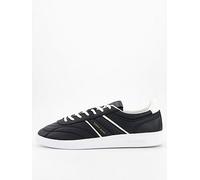 Tommy Jeans The Greenwich Edge Leather Trainer, Black, Size 43, Men Black