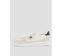 Tommy Jeans The Greenwich Edge Mix Material Trainers, Light Grey, Size 40, Men Light Grey