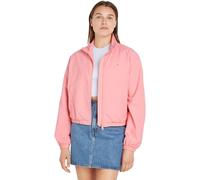 Tommy Jeans Women Jacket Windbreaker for Transition Weather, Pink (Tickled Pink), XL