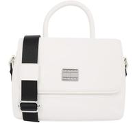 Tommy Jeans Women’s American Cool Flap Wide Strap Crossbody Bag, Off-White (Ancient White), One Size