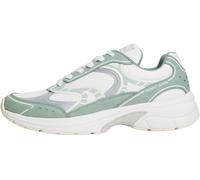 Tommy Jeans Women’s Archive ‘25 Chunky Runner Trainers, Multicolor (Ecru/Dusty Fern), 7.5