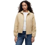 Tommy Jeans Women’s Cotton Transitional Jacket with Zip, Beige (Gentle Gold), S