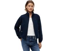 Tommy Jeans Women’s Cotton Transitional Jacket with Zip, Blue (Dark Night Navy), XS