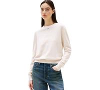 Tommy Jeans Women’s Essential Crew Cotton Jumper, Beige (Oatmeal HTR), L