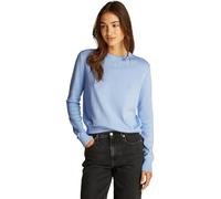 Tommy Jeans Women’s Essential Crew Cotton Jumper, Blue (Sweet Blue), XL