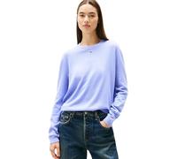 Tommy Jeans Women’s Essential Crew Cotton Jumper, Purple (Vintage Iris), L