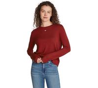 Tommy Jeans Women’s Essential Crew Neck Jumper, Red (Regatta Red), XL