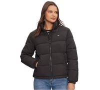 Tommy Jeans for woman. DW0DW18827 Quilted stand-up collar jacket black (XL), Casual, Recycled Polister, Sustainable