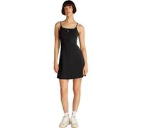 Tommy Jeans Women’s Essential Strap Flare Dress, Black (Black), M