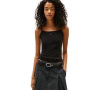 Tommy Jeans Women’s Essential Strap Top, Black (Black), M