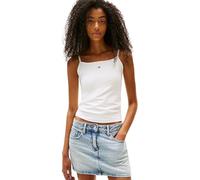 Tommy Jeans Women’s Essential Strap Top, White (Ecru), S
