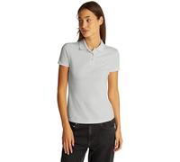 Tommy Jeans Women’s Essential Stretch Slim Fit Short Sleeve Polo Shirt, White (Ecru), S