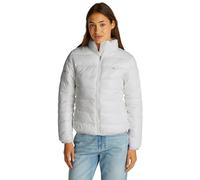 Tommy Jeans Women’s Essential Tape High Shine Puffer Jacket, White (Ecru), L