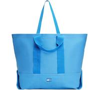 Tommy Jeans Women’s Large Edition Canvas Tote Bag, Blue (Copenhagen Blue), One Size
