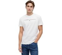 Tommy Jeans Baby Boys TJM Reg Linear Logo Tee Ext Dm0dm20744 S/S T-Shirt, White (White), 4XL UK