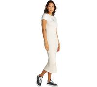 Tommy Jeans Women’s Logo Bodycon Dress, White (Ecru), S