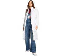 Tommy Jeans Women’s Maxi Essential Knee-Length Down Puffer Coat, White (White), L