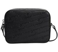Tommy Jeans Women's TJW MUST AOP CAMERA BAG AW0AW17865 Crossover, Black (Black), One Size