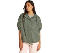 Tommy Jeans Women’s Oversized Windbreaker with Hood, Green (Aruba Green), L