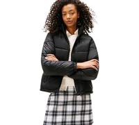 Tommy Jeans Women’s Packaway Puffer Jacket with Hood, Black (Black), 2XL
