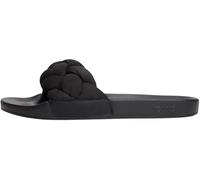 Tommy Jeans Women’s Pool Slides Braided with Braided Straps, Black (Black), 4