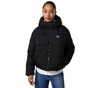 Tommy Jeans Women’s Puffer Jacket with Hood, Black (Black), M