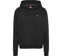 Tommy Jeans Women’s Regular Fit Flag Hoodie, Black (Black), L