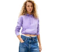 Tommy Jeans Women’s Regular Fit Flag Hoodie, Purple (Ophelia Purple), XS