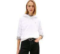 Tommy Jeans Reg S Flag Hoodie White M Women