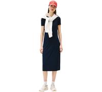 Tommy Jeans Women’s Ribbed Midi Bodycon Dress, Blue (Dark Night Navy), S