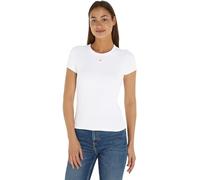 Tommy Jeans Women’s Short Sleeve Essential Rib Slim Fit T-Shirt