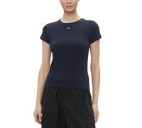 Tommy Jeans Women’s Short Sleeve Essential Rib Slim Fit T-Shirt