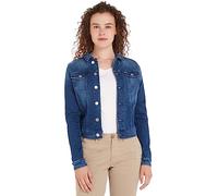 Tommy Jeans Women’s Vivianne Slim Stretch Denim Jacket, Blue (New Niceville Mid Blue Stretch), S