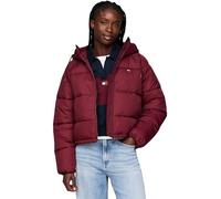 Tommy Jeans Women’s Warm Puffer Jacket, Red (Deep Rouge), 1XL