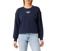 Tommy Jeans Women Sweatshirt Essential Logo no Hood, Blue (Dark Night Navy), 3XL