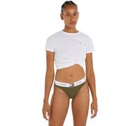 Tommy Jeans Women Thong Tanga, Green (Drab Olive Green), XL