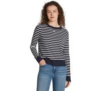 Tommy Jeans Women TJW ESSENTIAL CREW NECK SWEATER DW0DW17254 Blue (Navy / White Stripe) XS