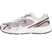 Tommy Jeans Women Tjw Modern Runner EN0EN03085 Low Top, Pink (Ivory/Burgundy Velvet), 4