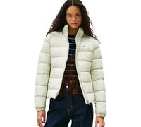 Tommy Jeans Women's Basic Hooded Down Puffer Jacket, Green (Misty Sage), XS